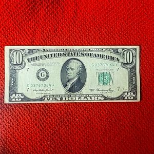 1950 Series $10 Star Note Paper Currency